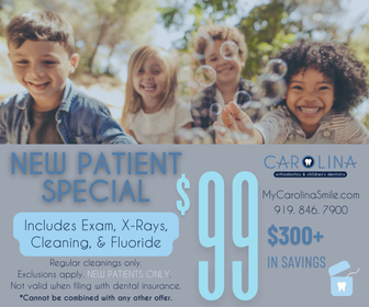 New Patient Special Deal! $99 Includes Exam, X-Rays, Cleaning, & Flouride. Regular cleanings only. Exclusions Apply. New Patients Only. Not valid when filing with dental insurance.
